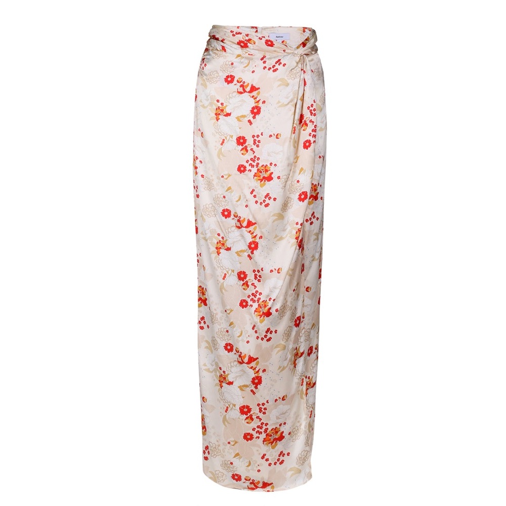 Auteur Annette Twist Skirt in Kimono Print, Size S